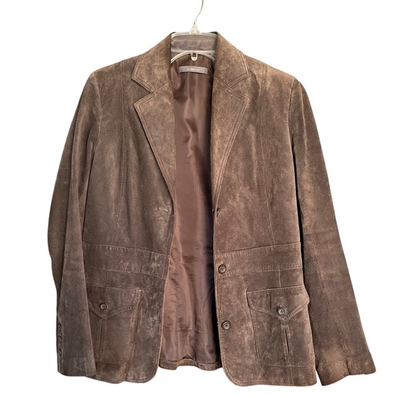 Liz Claiborne Suede Blazer - Picture 3 of 5